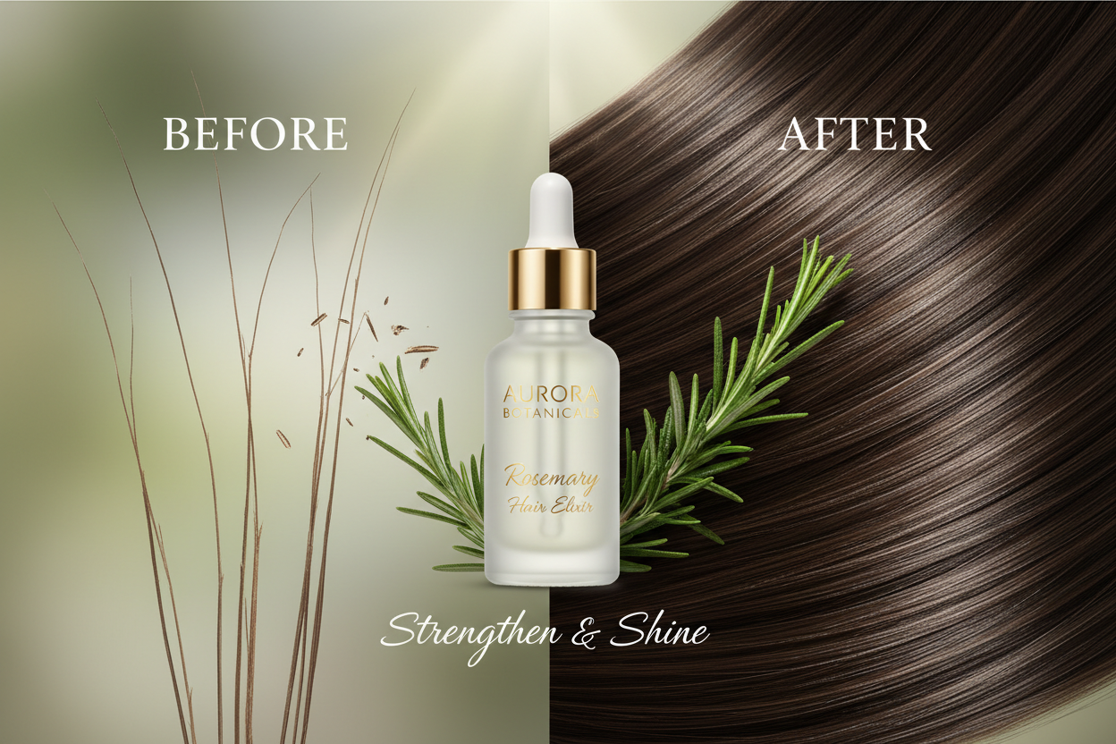 Rosemary Hair Oil Before After